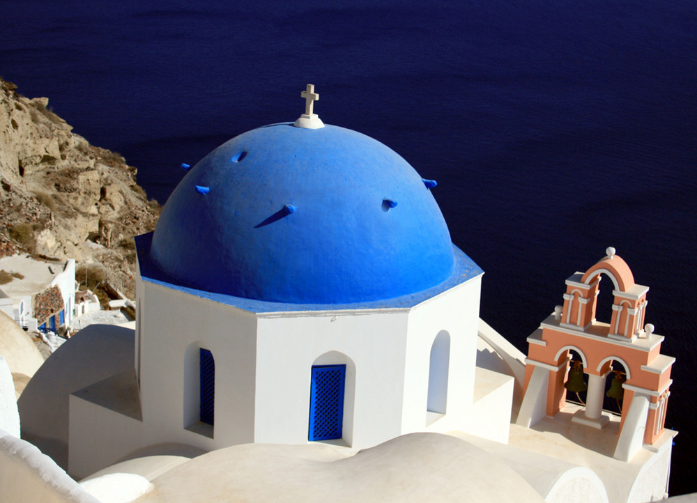 Kuppelkirche in Oia