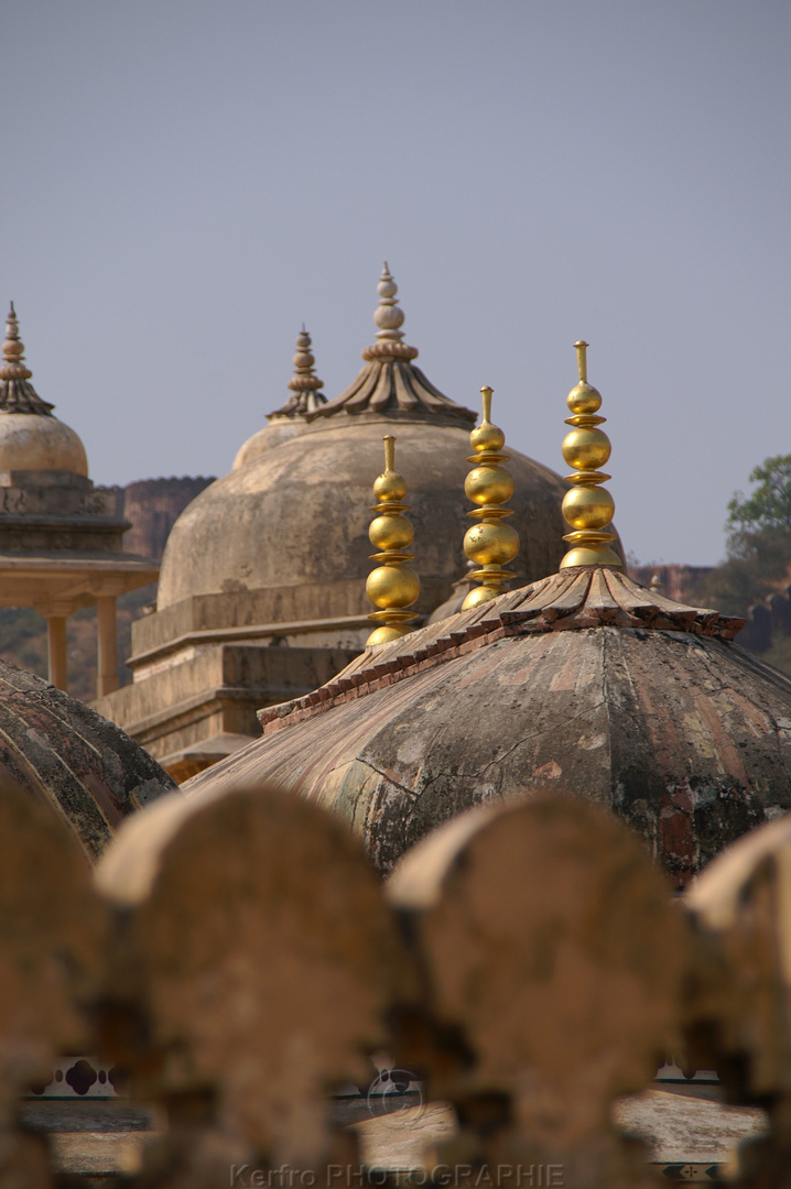 Kuppeln im Amber Fort - Jaipur