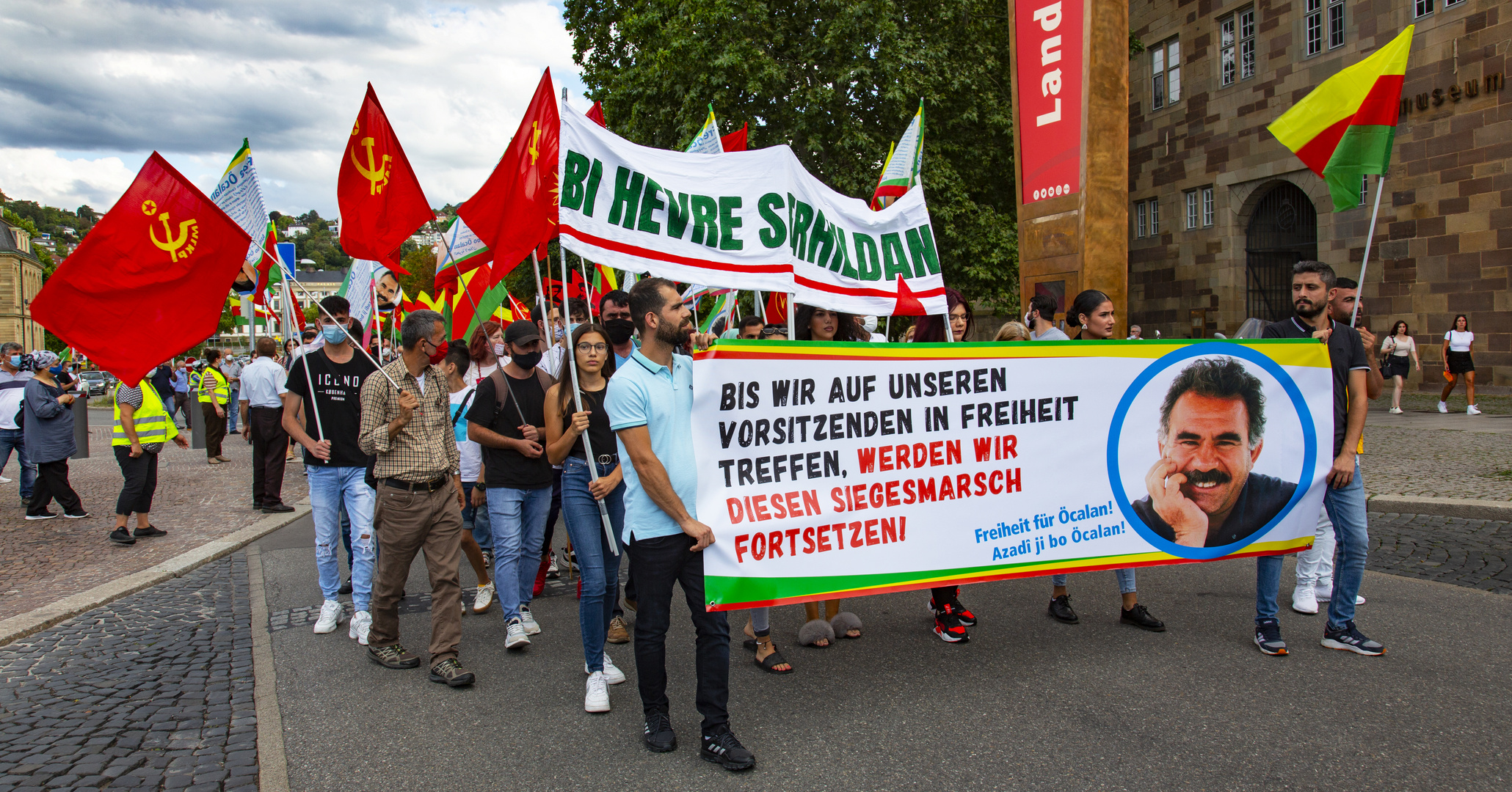 Kurden-Demonstration in Stuttgart