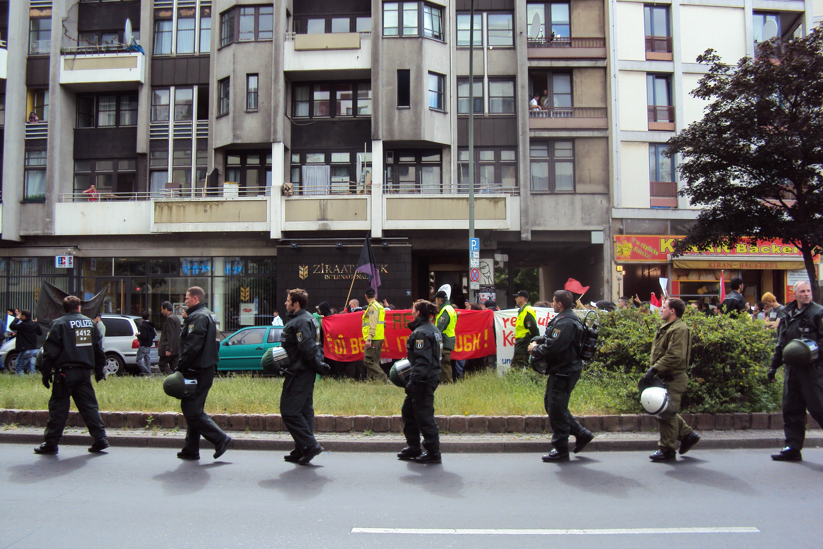 Kurdendemo in Berlin-Kreuzberg