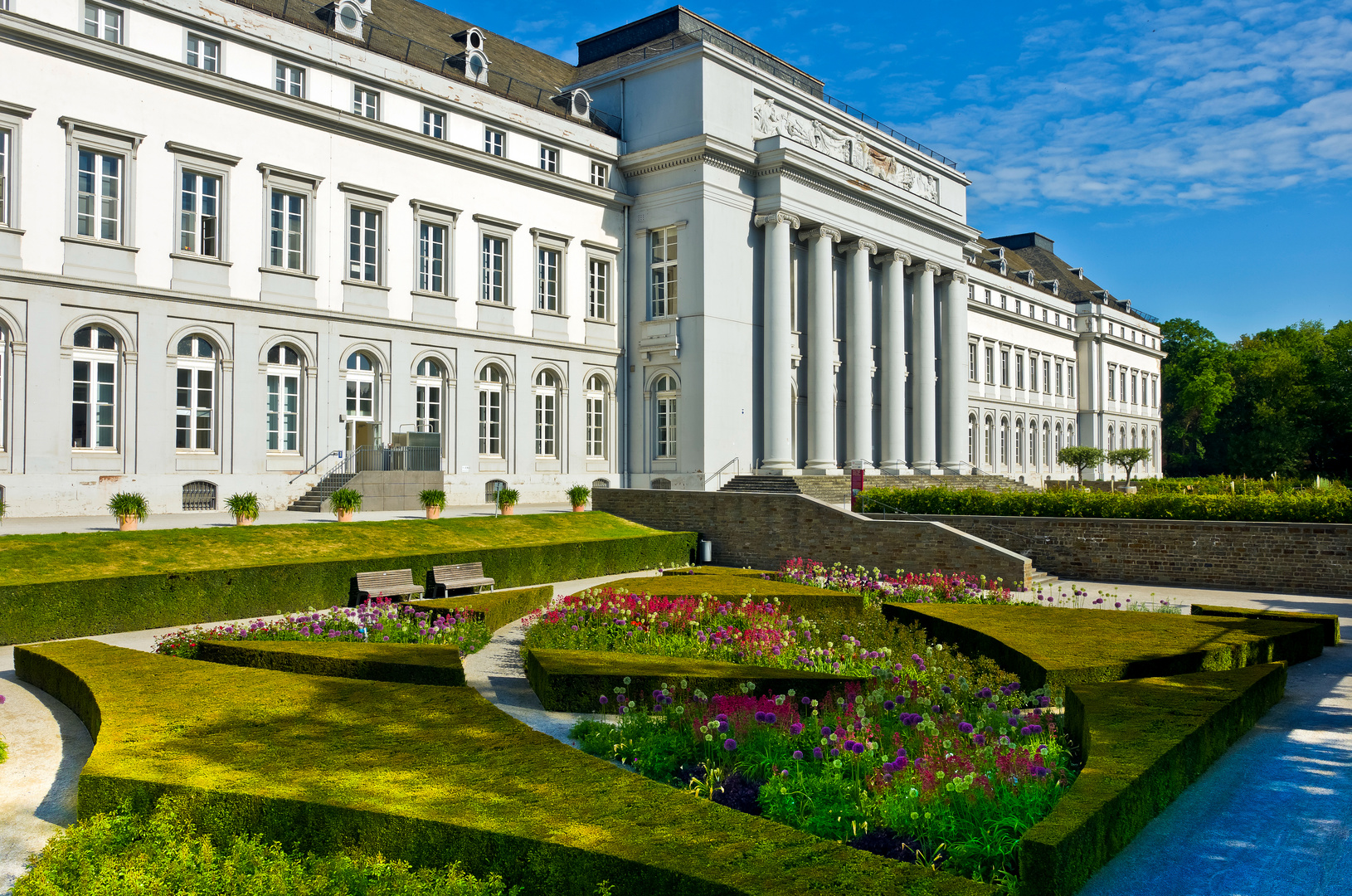 Kurfürstliches Schoß Koblenz, Schlossgarten