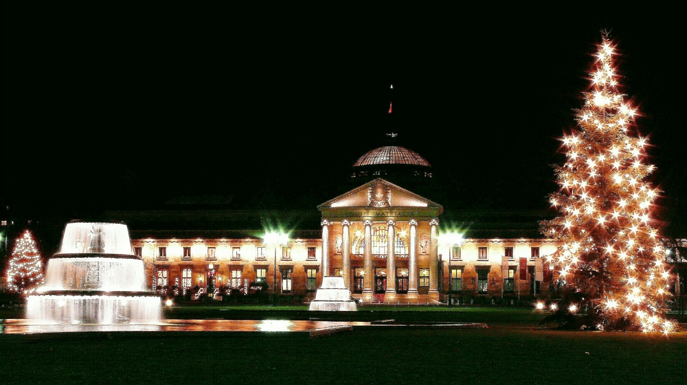 Weihnachten 2022 Wiesbaden Kurhaus Wiesbaden Foto & Bild gratulation und feiertage, weihnachten