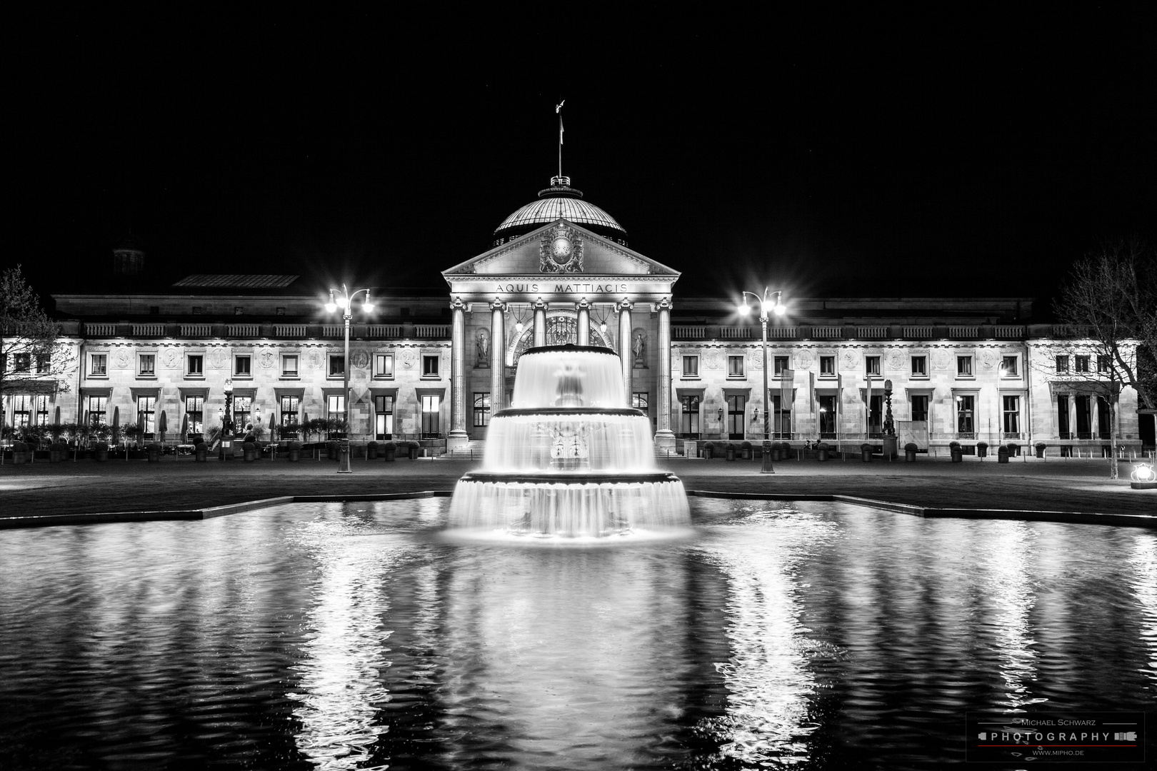 Kurhaus Wiesbaden by night