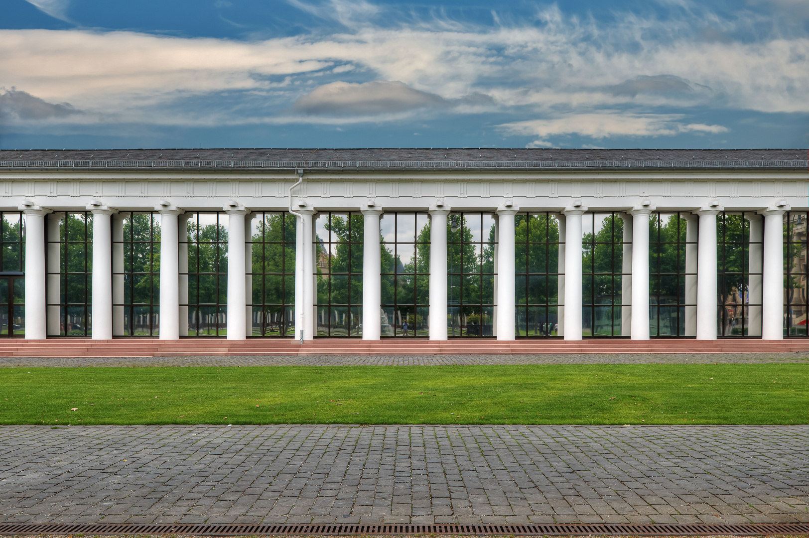 Kurhauskolonnaden mit Vorplatzgestaltung, Wiesbaden