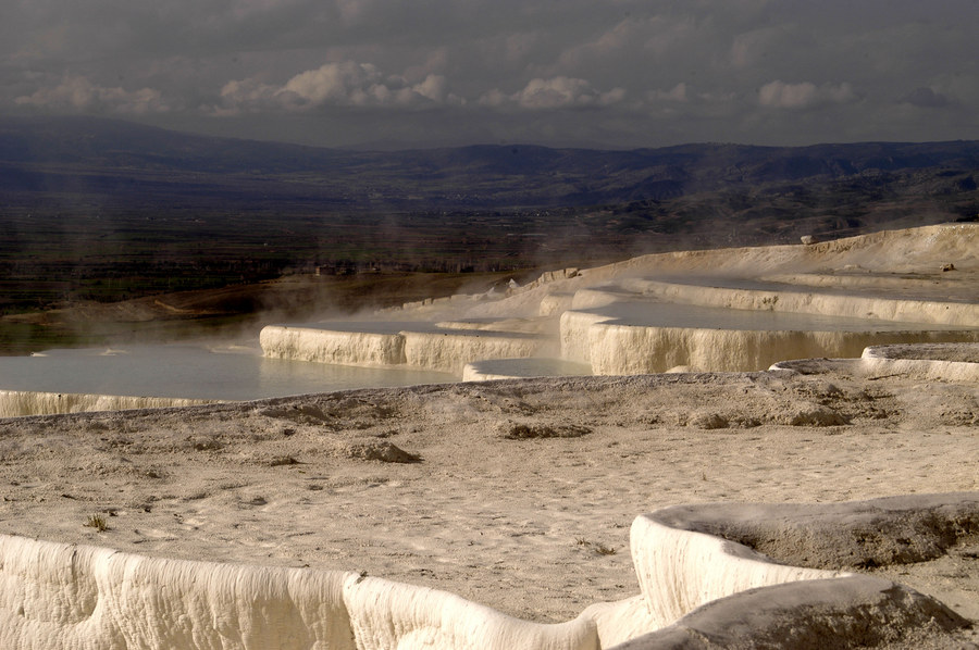 kurioses Licht in Pamukkale