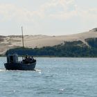 Kurisches Haff mit der hohen Düne in Litauen