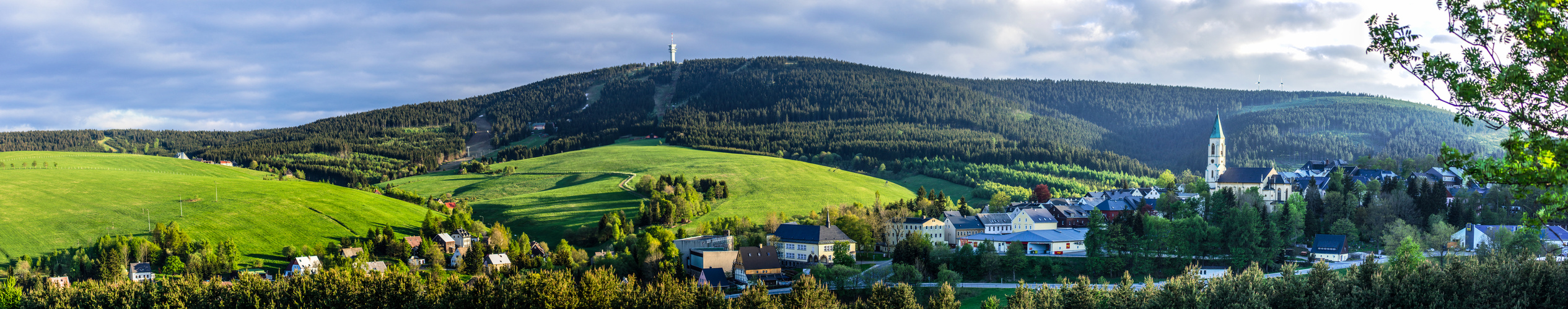 Kurort Oberwiesenthal mit dem Keilberg