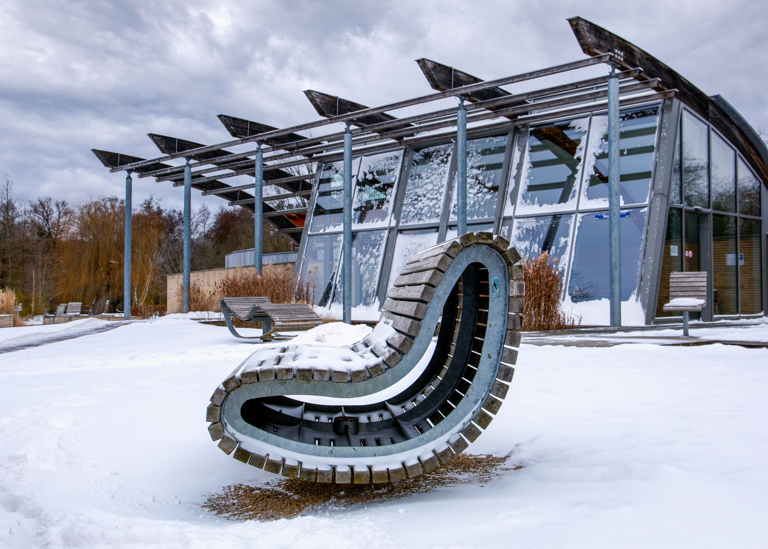 Kurpark Bad Bevensen im Winter 