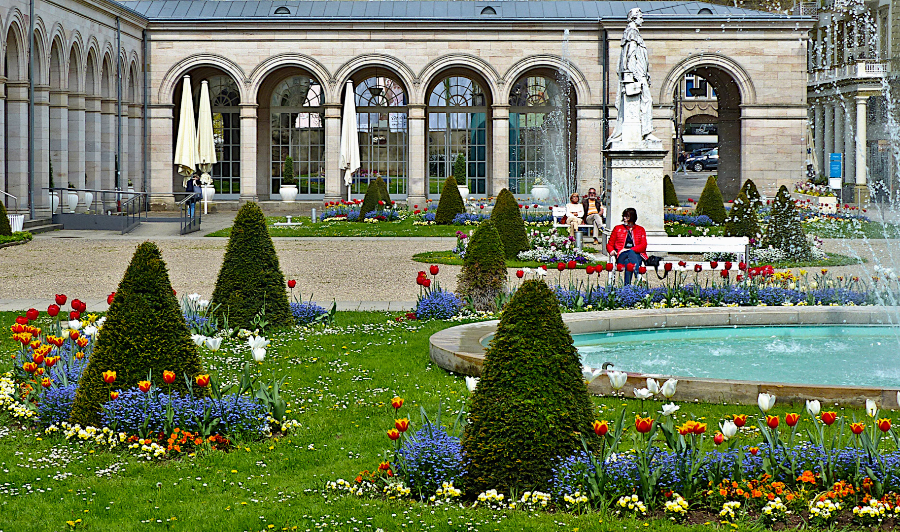 Kurpark im Frühling