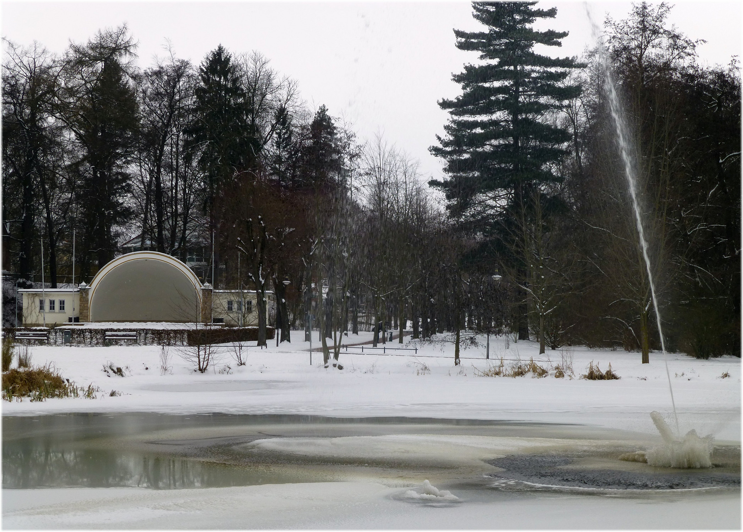 Kurpark im Winter