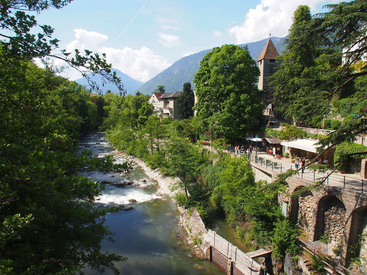 Kurpromenade in Meran