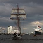 Kurs auf die QM2