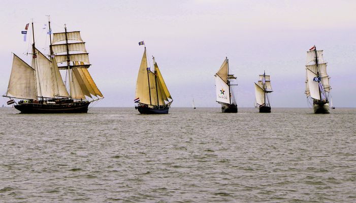 Kurs Nord zur Wendeboje