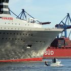 Kurs ,, SÜD '' der ,, Queen Mary 2 ''