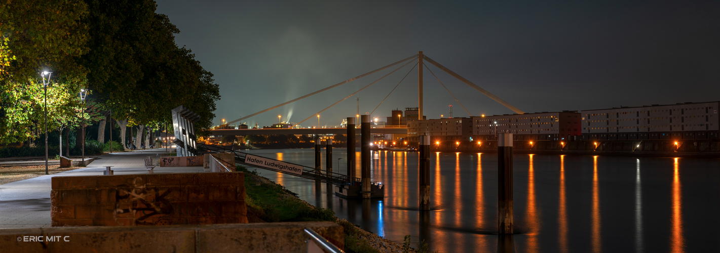 KurtSchumacher Brücke Foto & Bild industrie und technik, industrie nachts, industrie KurtSchumacher Brücke Foto & Bild industrie und technik, industrie nachts, industrie
