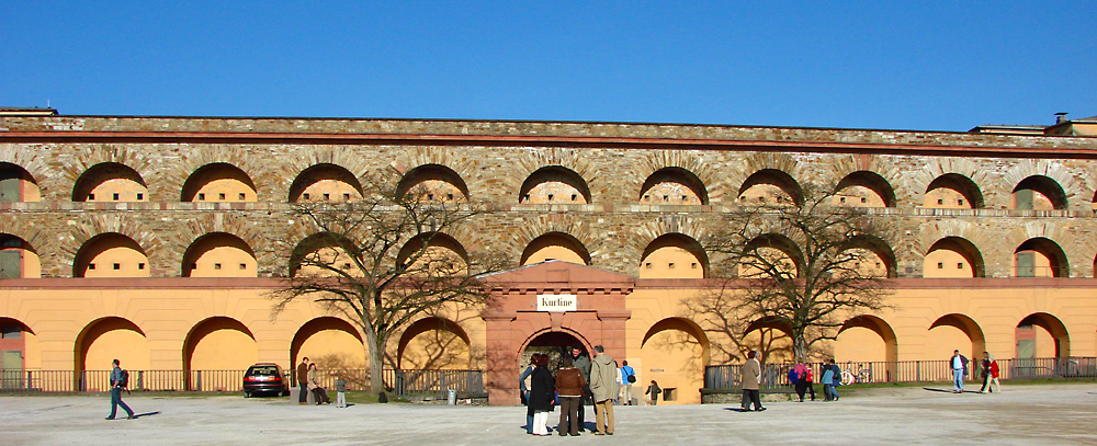 Kurtine - Festung Ehrenbreitstein