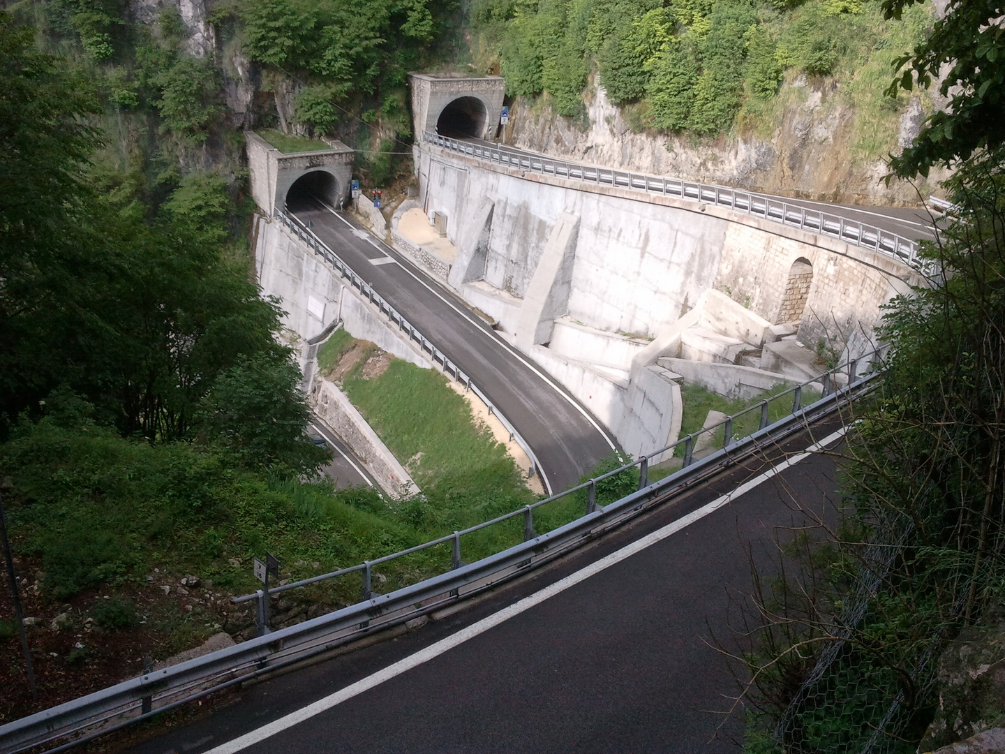 Kurve im Tunel