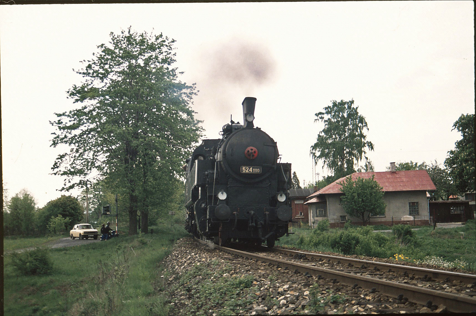 Kurvenfahrt bei  Schluckenau