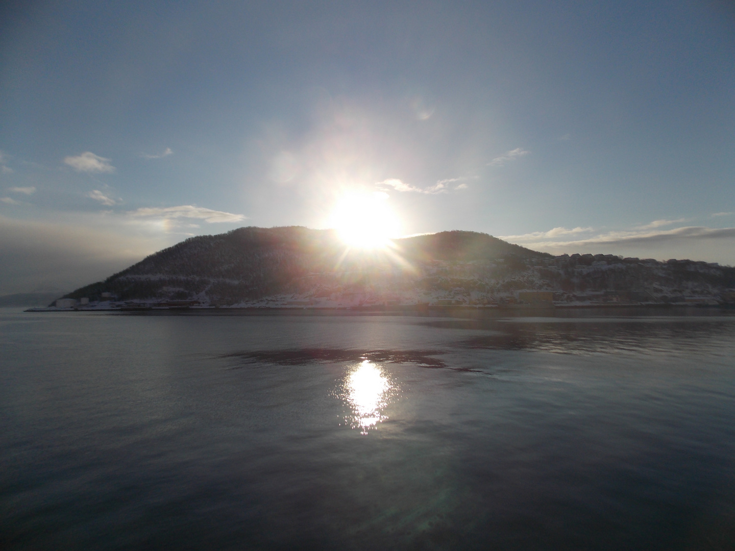 kurz hinter Skjervoy, Norwegen