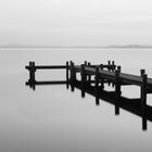 Kurz nach dem Sonnuntergang am Chiemsee