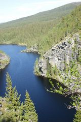 Kurz nach der Grenze Norwegen/Schweden