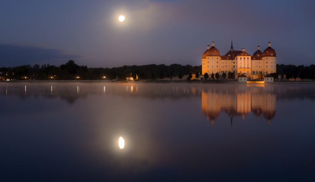 Kurz nach der Supermondfinsternis