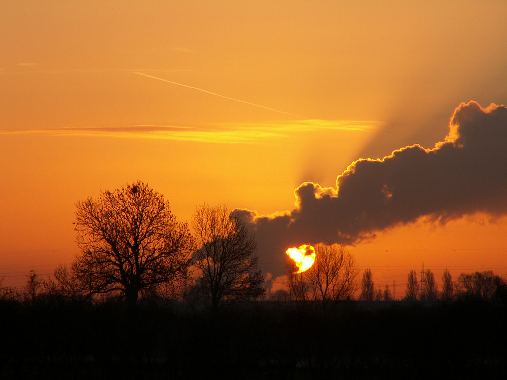 Kurz nach Sonnenaufgang