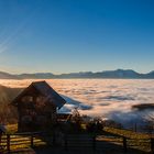 kurz nach Sonnenaufgang am Magdalensberg