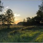 Kurz nach Sonnenaufgang an den Teichen