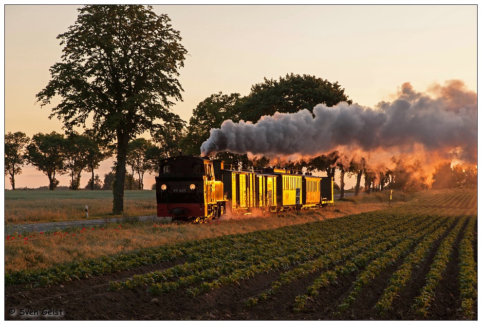 Kurz nach Sonnenaufgang bei Mesendorf