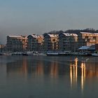 kurz nach sonnenaufgang im flensburger hafen ist die welt noch in ordnung