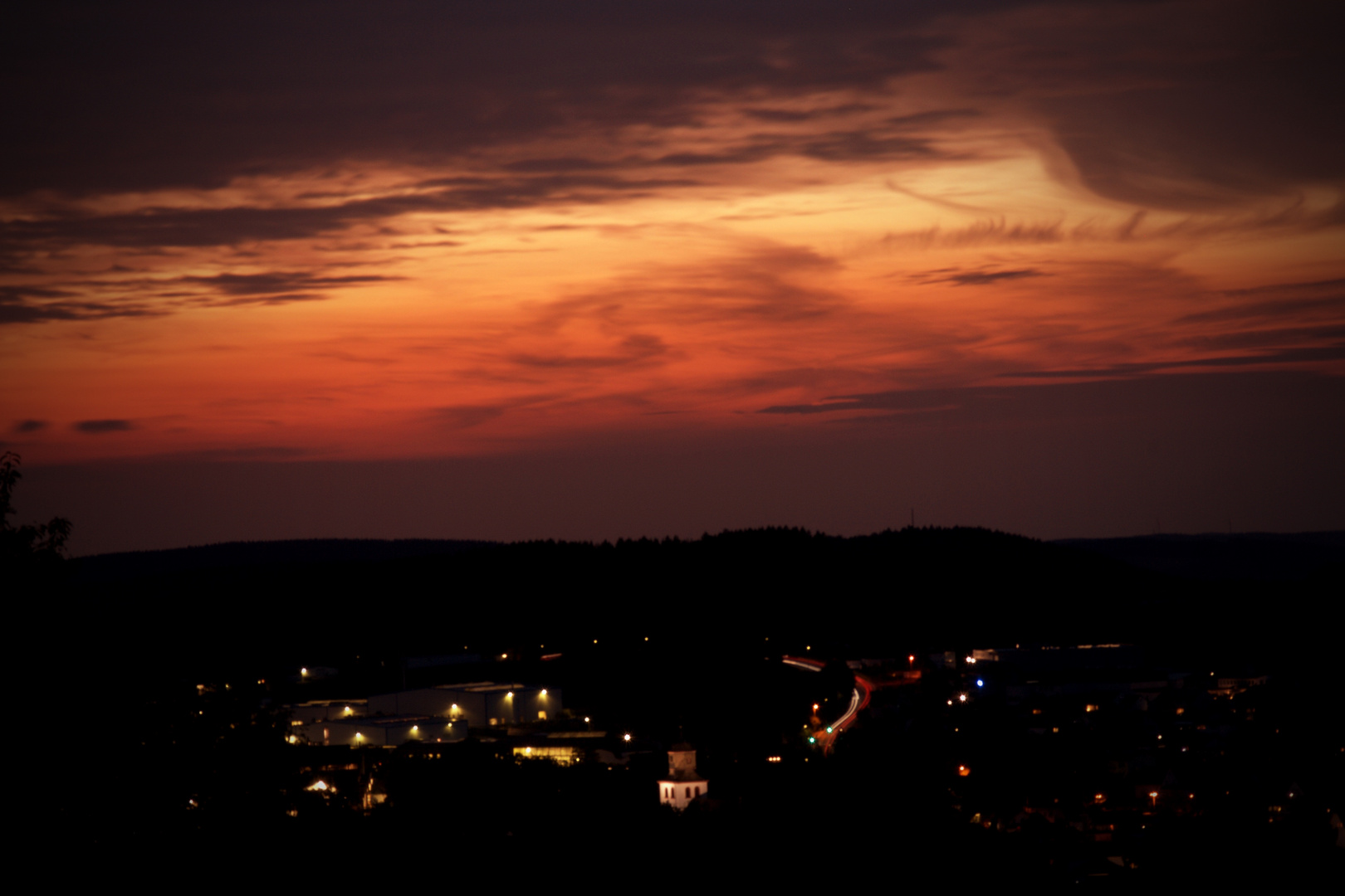 Kurz nach Sonnenuntergang