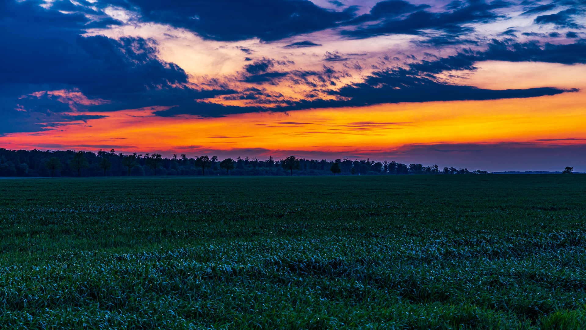 Kurz nach Sonnenuntergang