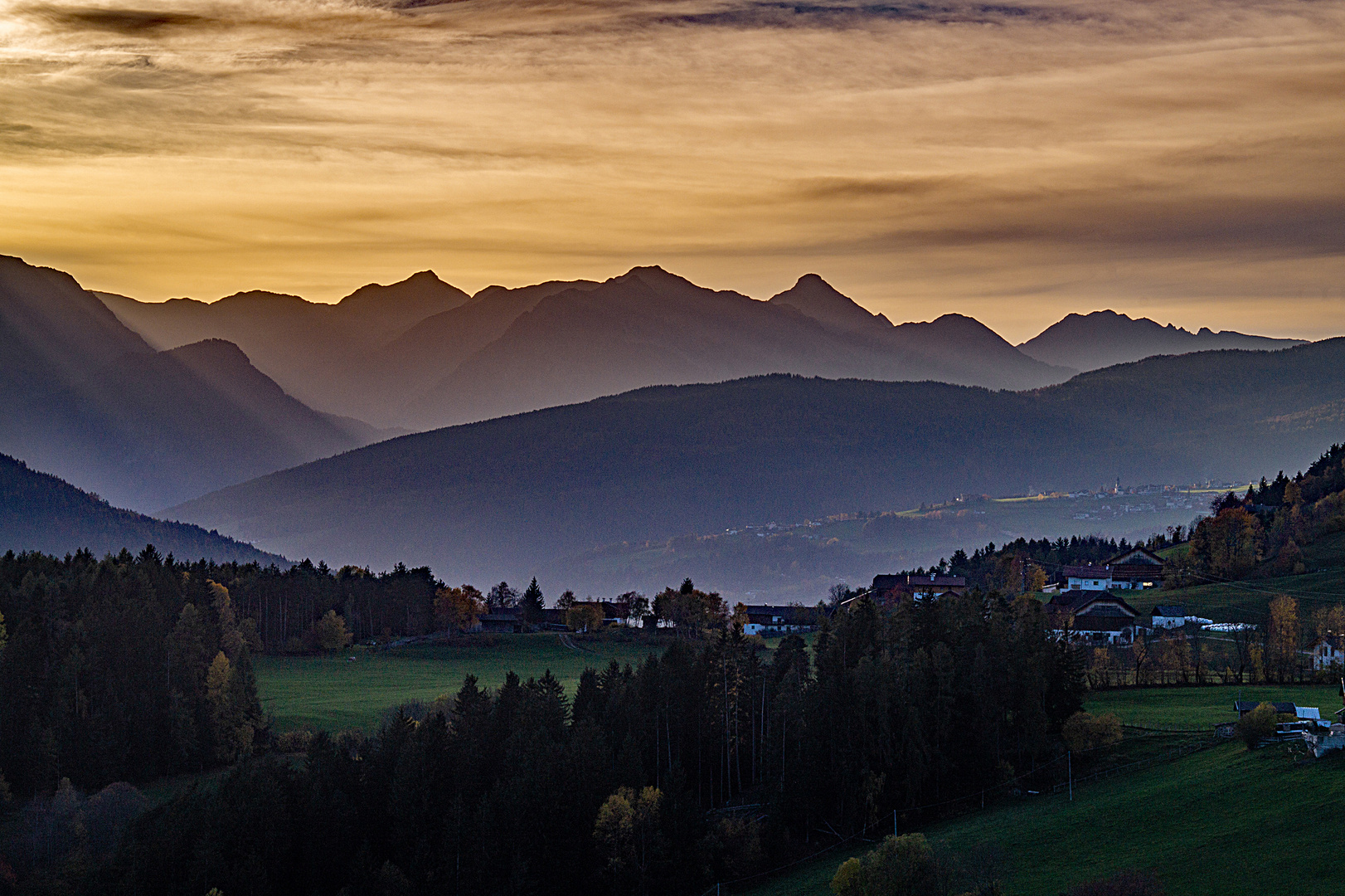 Kurz nach Sonnenuntergang