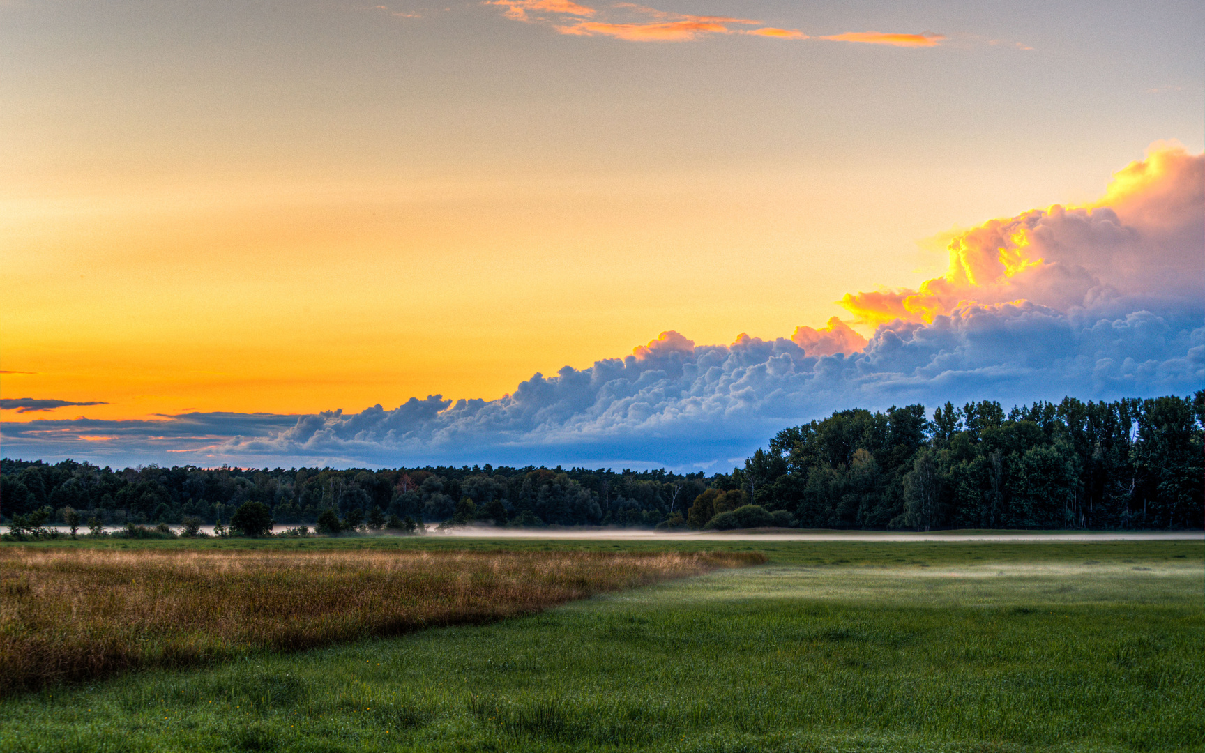 Kurz nach Sonnenuntergang