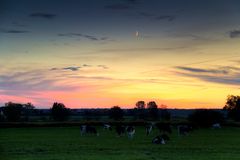 kurz nach Sonnenuntergang