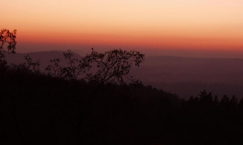 kurz nach Sonnenuntergang