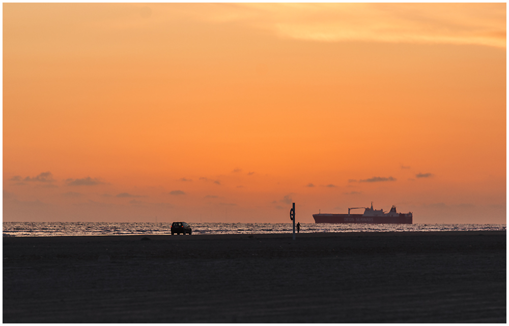 Kurz nach Sonnenuntergang