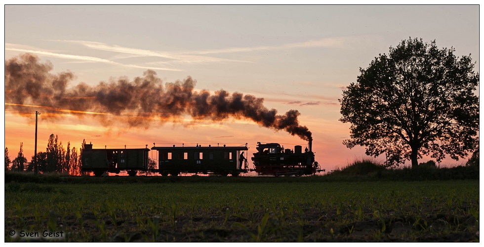 Kurz nach Sonnenuntergang bei Lindenberg