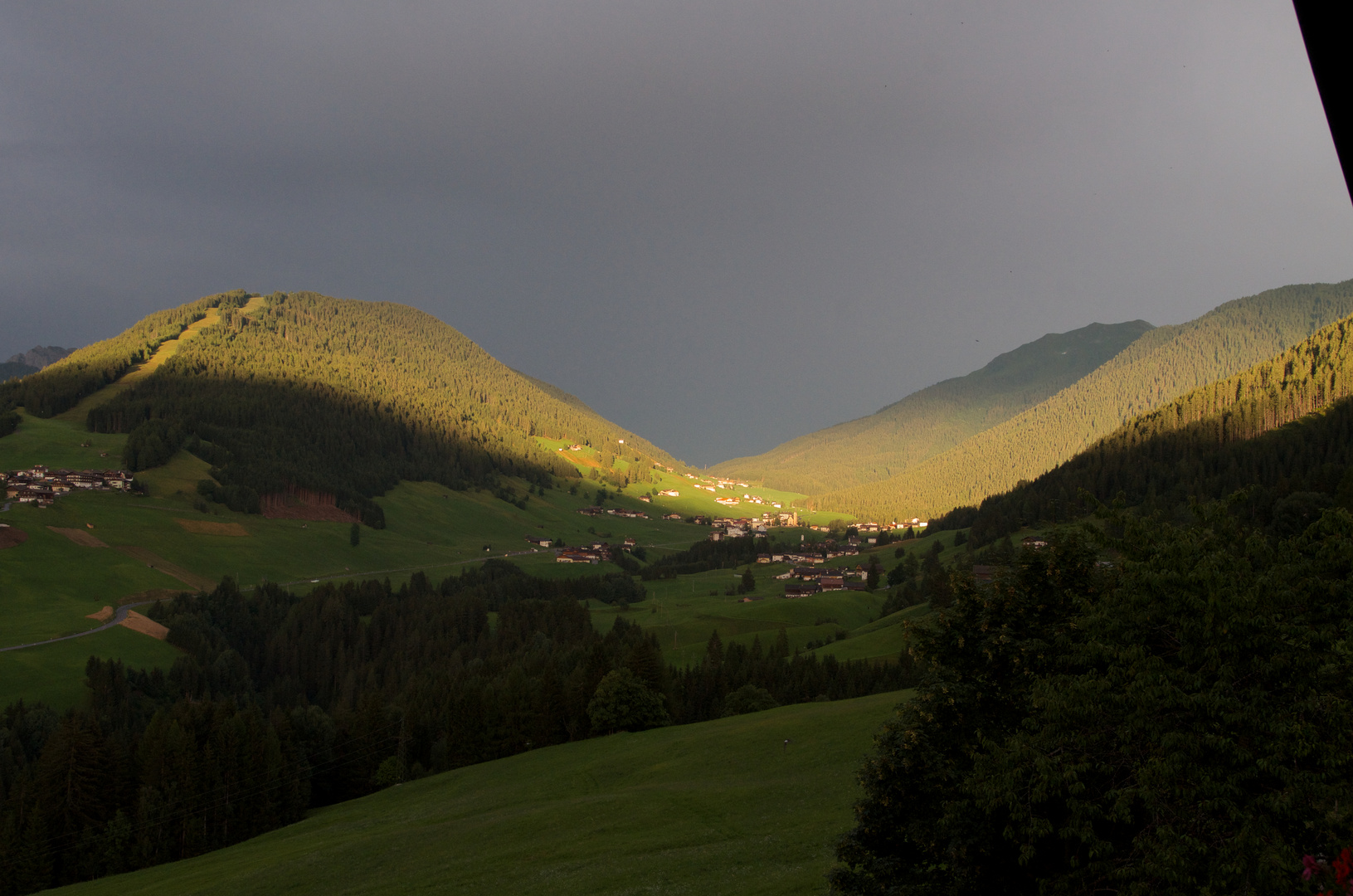 ... kurz vom Gewitter ....