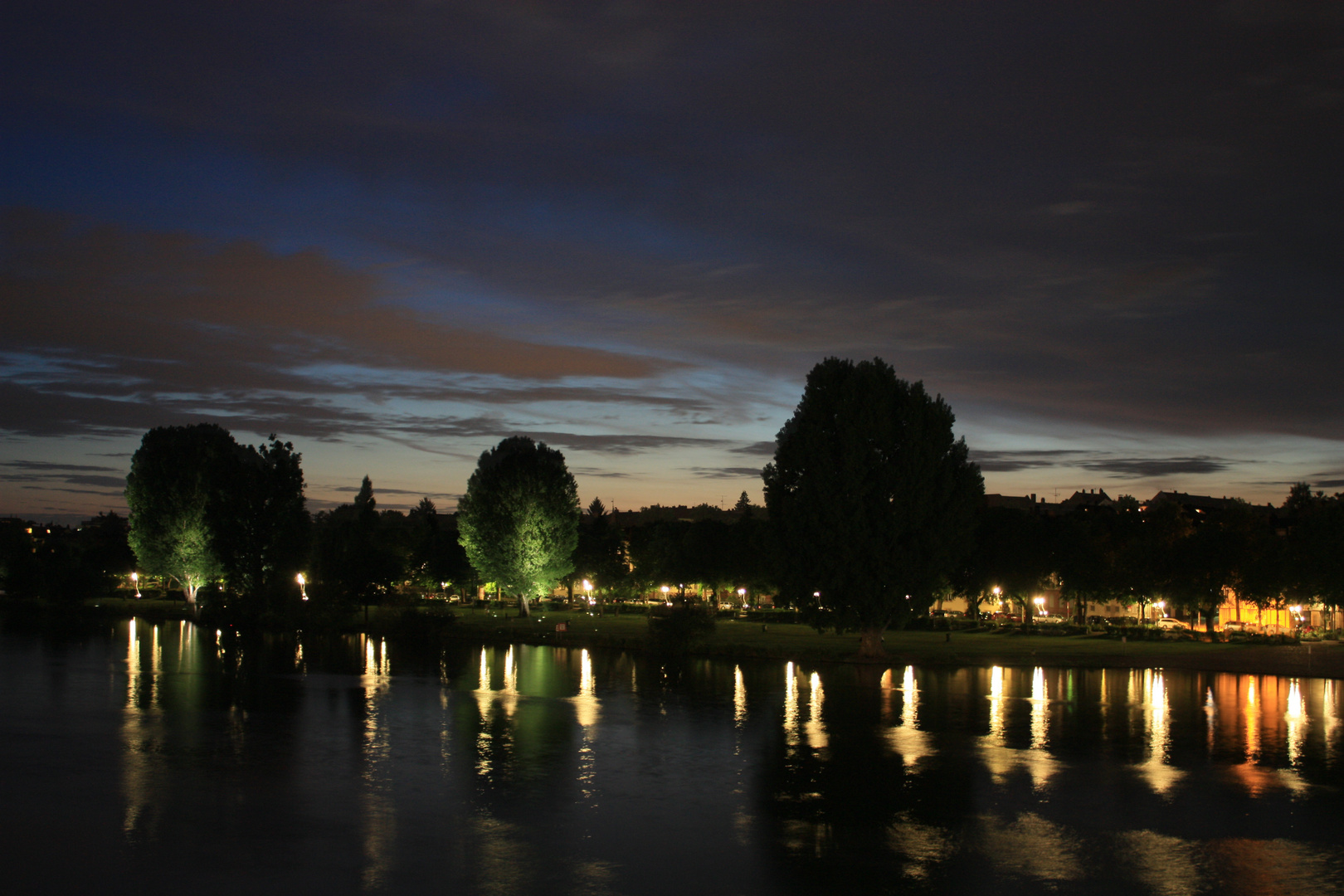 Kurz vor 23:00 in Heidelberg