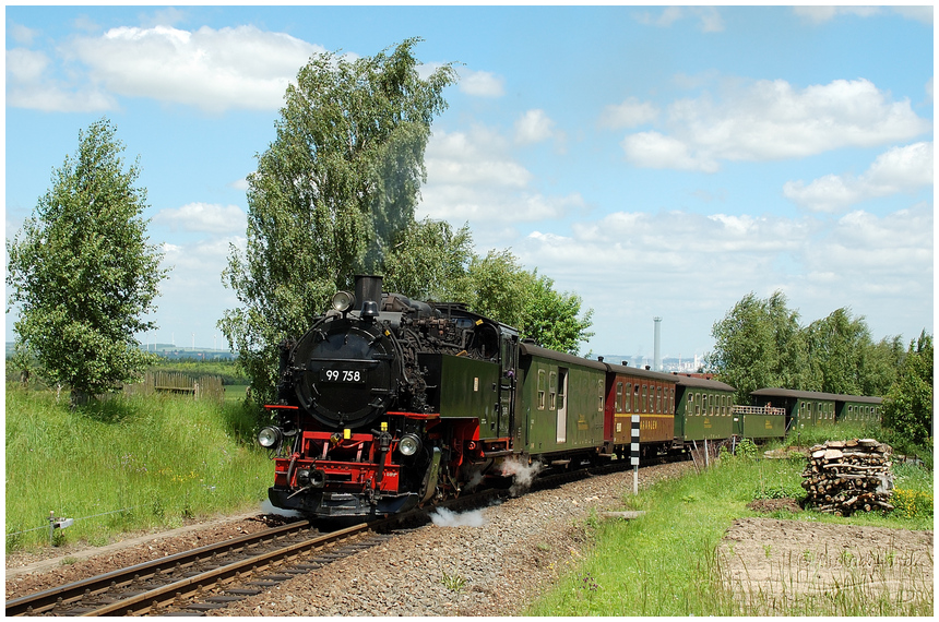 kurz vor Bahnhof Bertsdorf