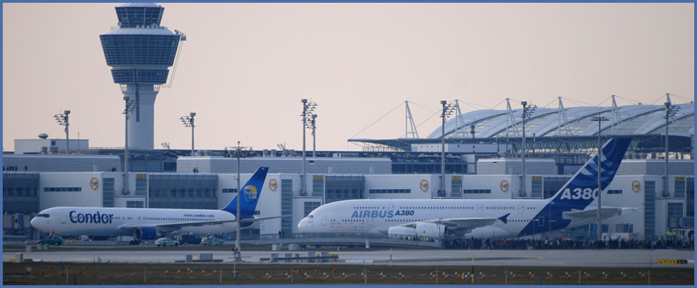 Kurz vor dem Abflug in MUC ...