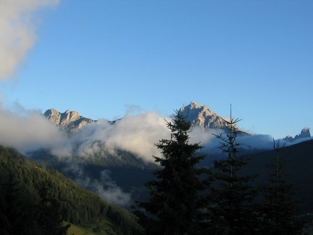 Kurz vor dem Alpenglühen