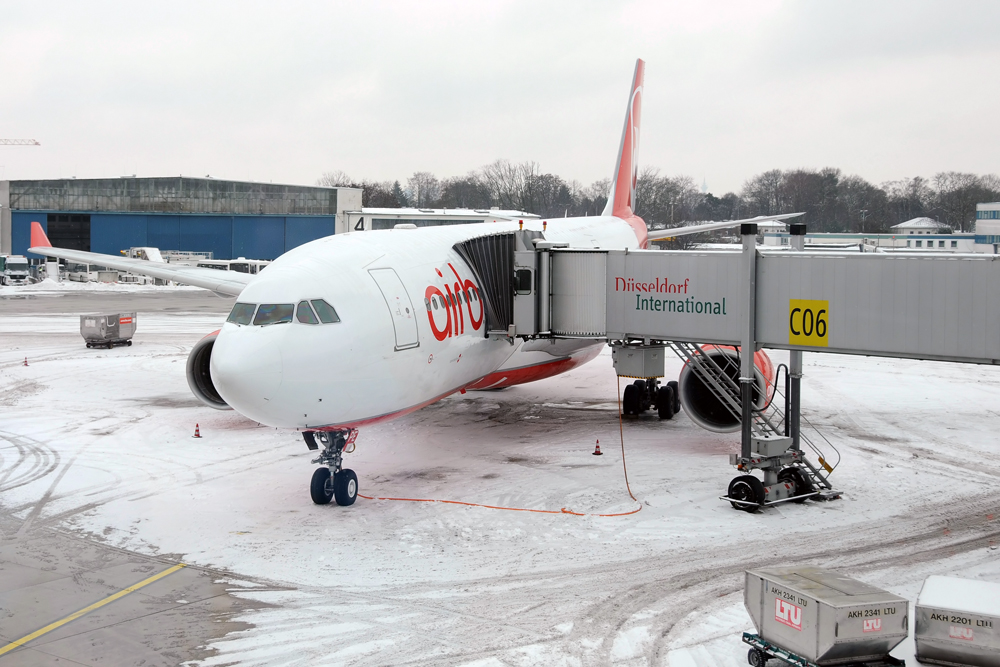 Kurz vor dem Boarding