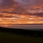 Kurz vor dem Durchbruch, 7 Uhr 51 Sonnenaufgang heute am 21.10.19 