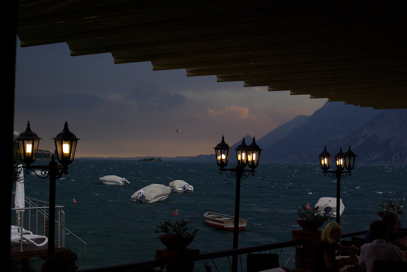 Kurz vor dem Gewitter am Gardasee