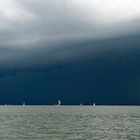 Kurz vor dem Gewitter auf dem Ijsselmeer