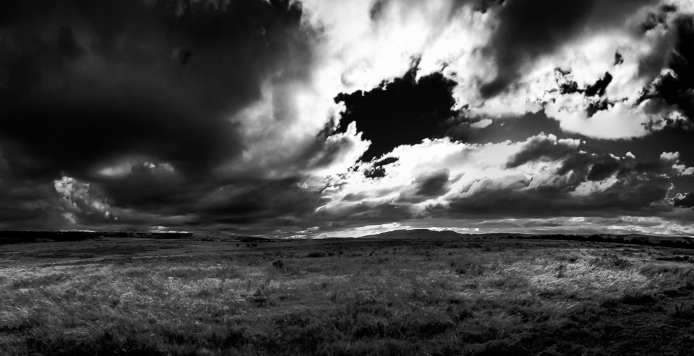 Kurz vor dem Gewitter Black & White