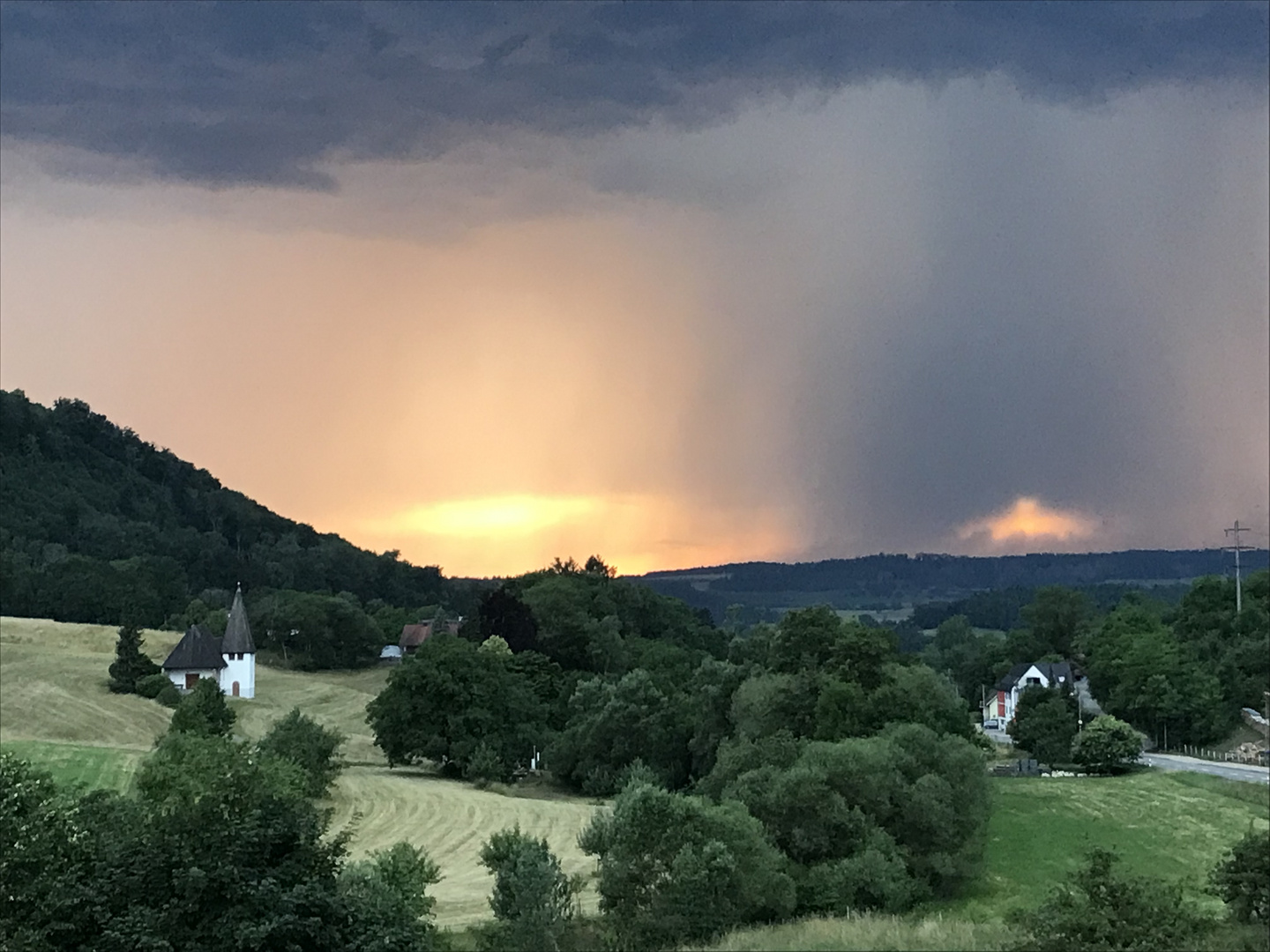 Kurz vor dem Gewitter im Klettgau